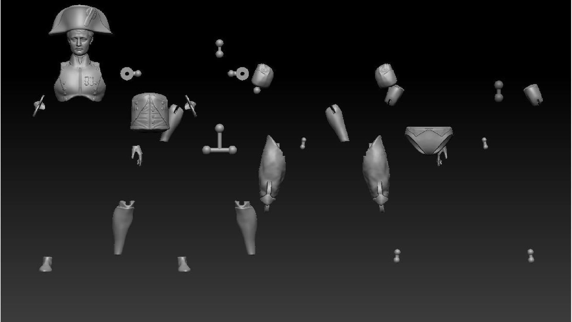 Napoleon Bonaparte Action Figure 3D print model_4