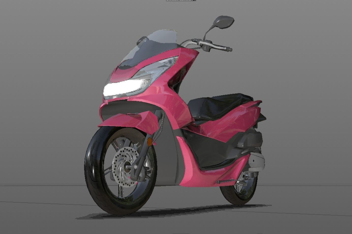 Honda PCX 125 Bike 3D Model Game Model Low-poly 3D model_9