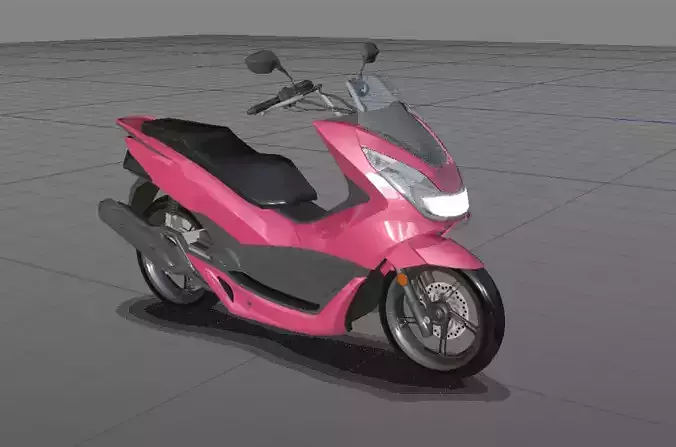 Honda PCX 125 Bike 3D Model Game Model Low-poly 3D model