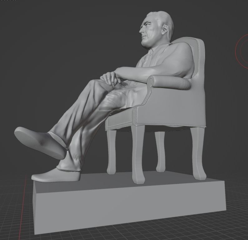 Franklin Delano Roosevelt 3D print model_10