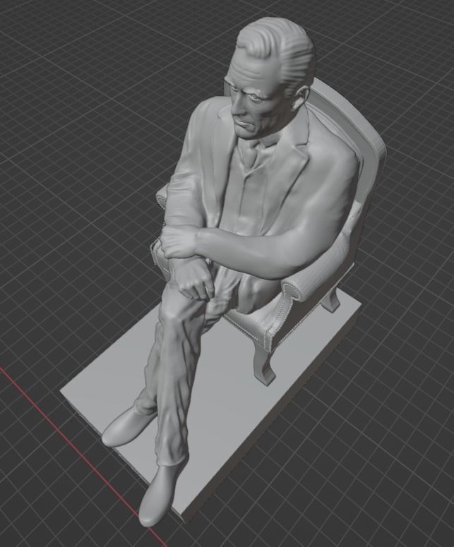 Franklin Delano Roosevelt 3D print model_2