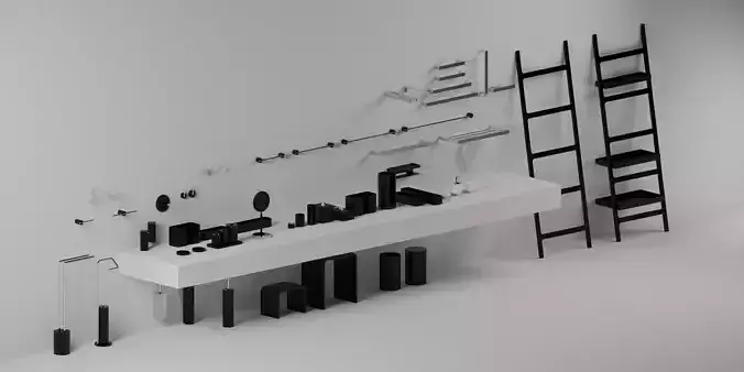 Decor Walther bathroom set 