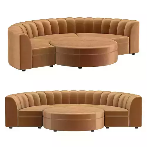  VALENTINA MODULAR CONCAVE SOFA