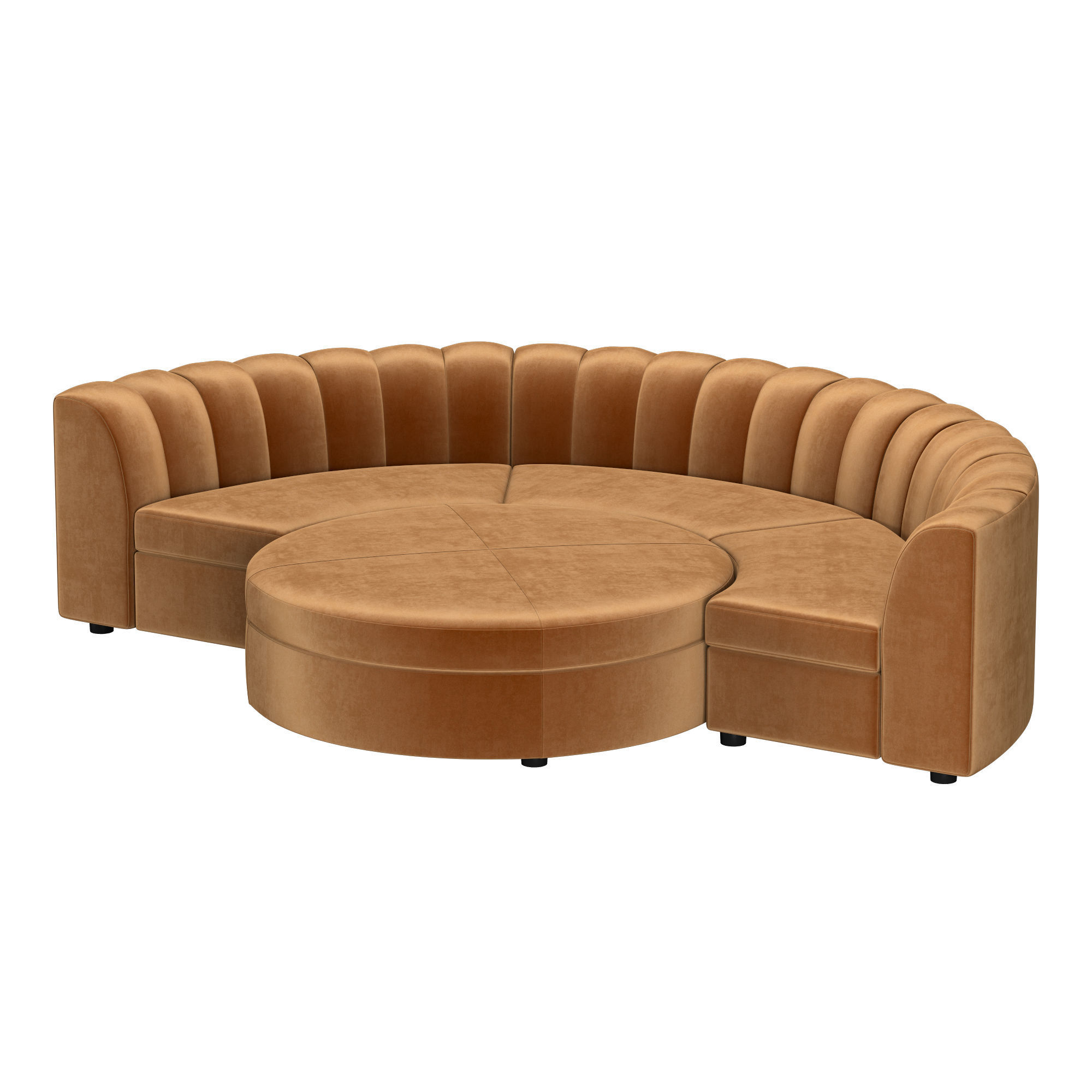 VALENTINA MODULAR CONCAVE SOFA 3D model_3
