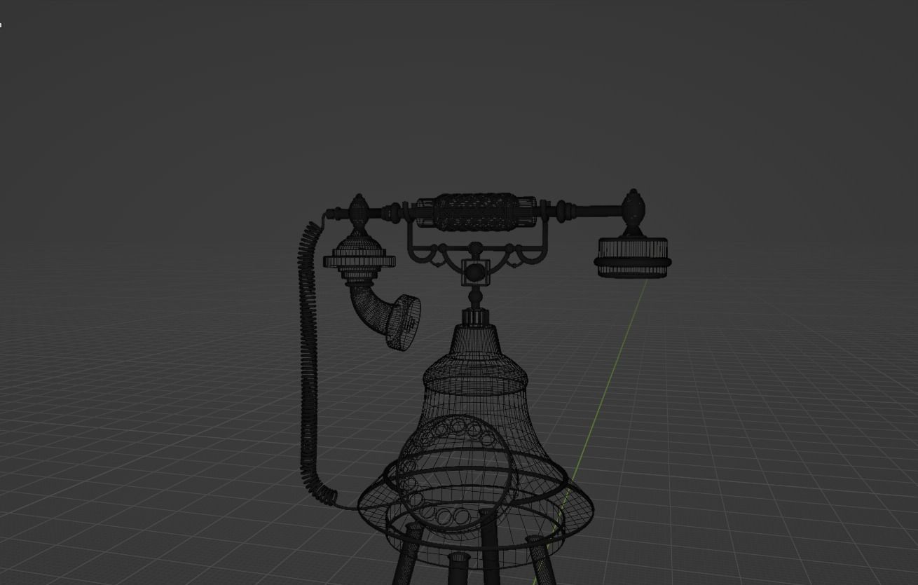 Old Phone  3D model_6