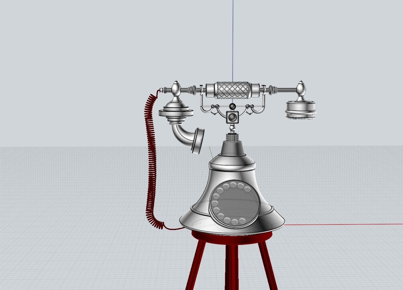 Old Phone  3D model_5