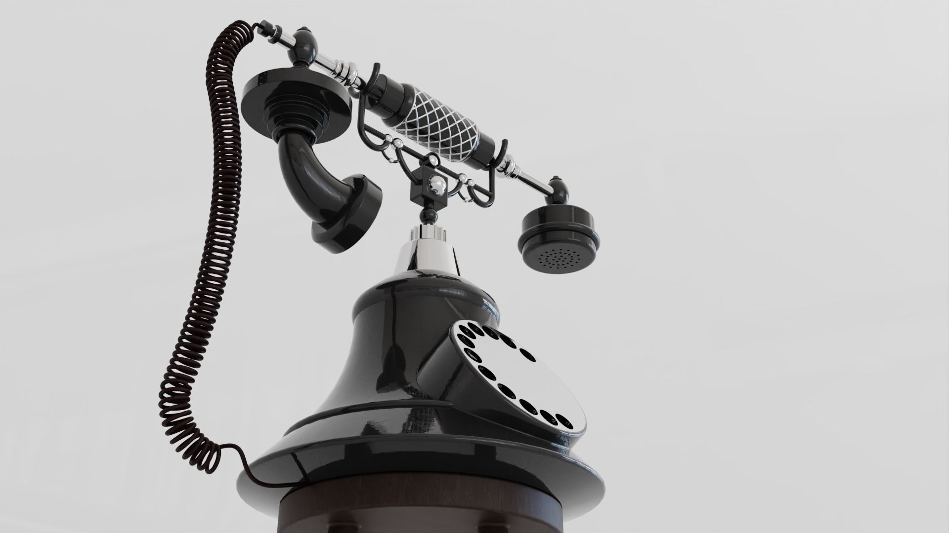 Old Phone  3D model_2