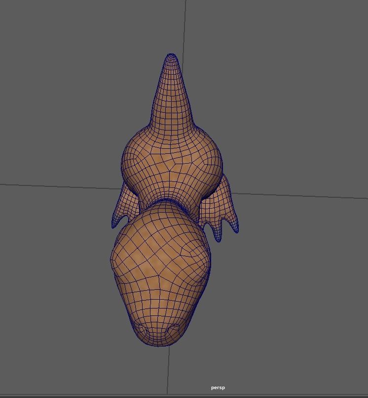 3D Cute Dinosaur Maya Rigged Textured Low-poly 3D model_4