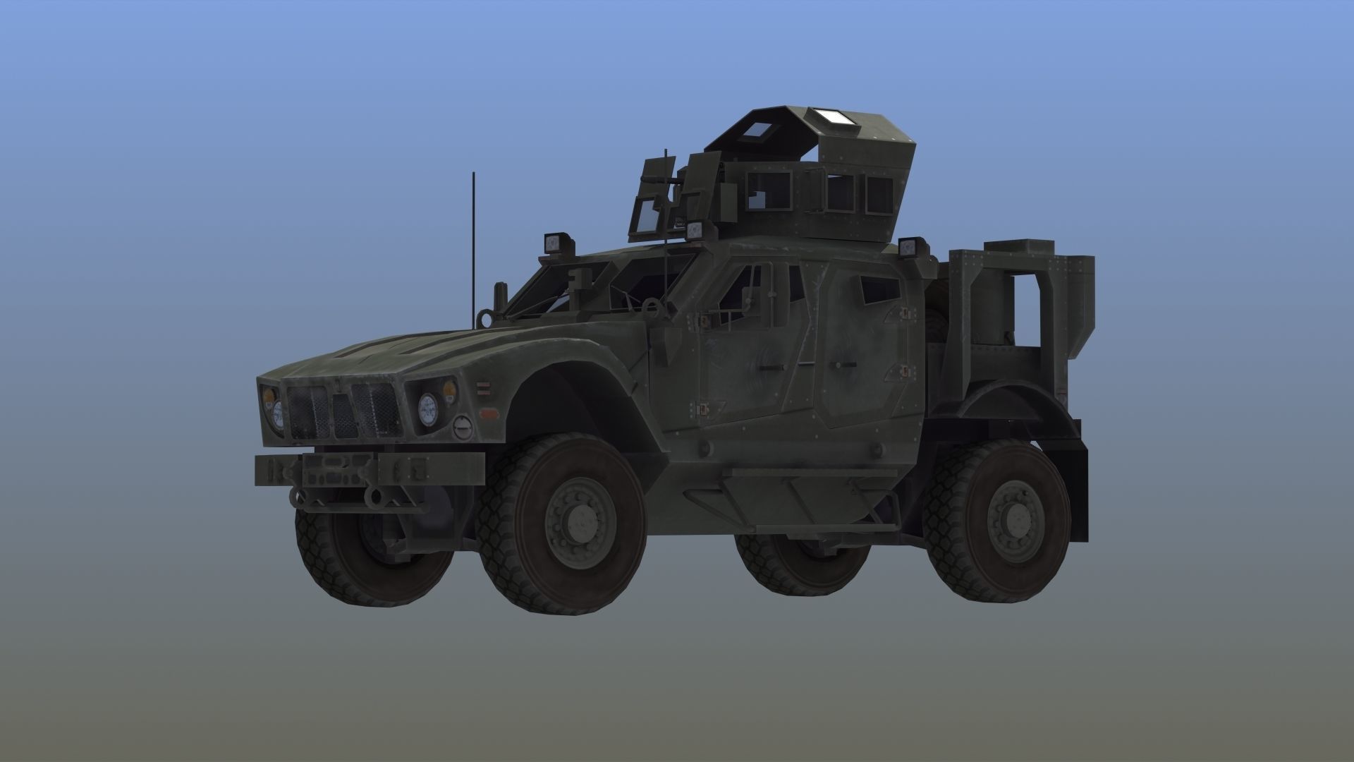 M-ATV M1240A1 MRAP 3D model_2