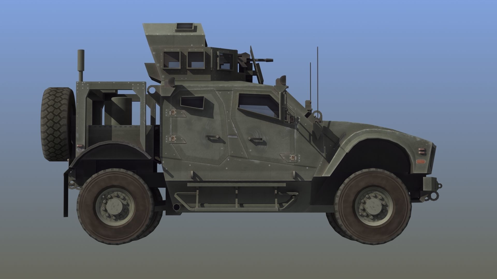 M-ATV M1240A1 MRAP 3D model_7