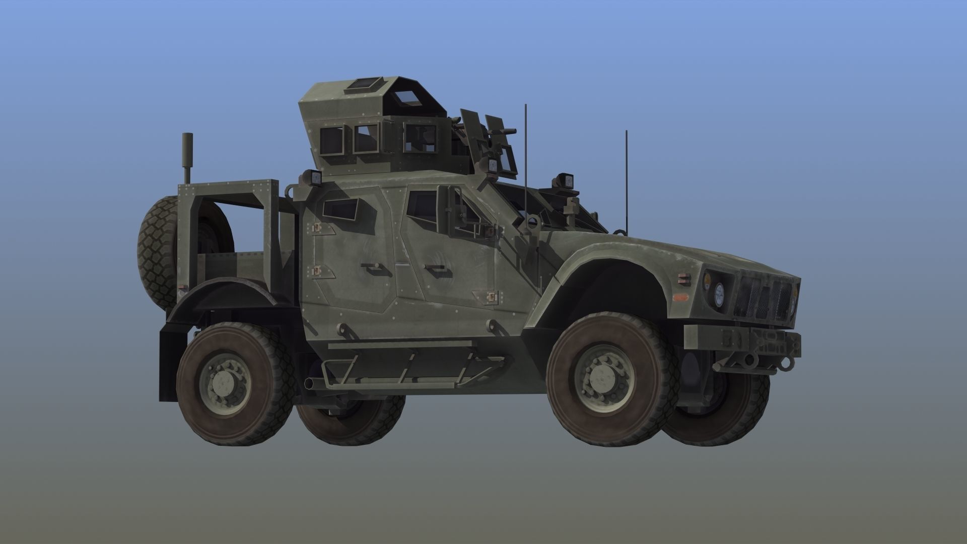 M-ATV M1240A1 MRAP 3D model_6
