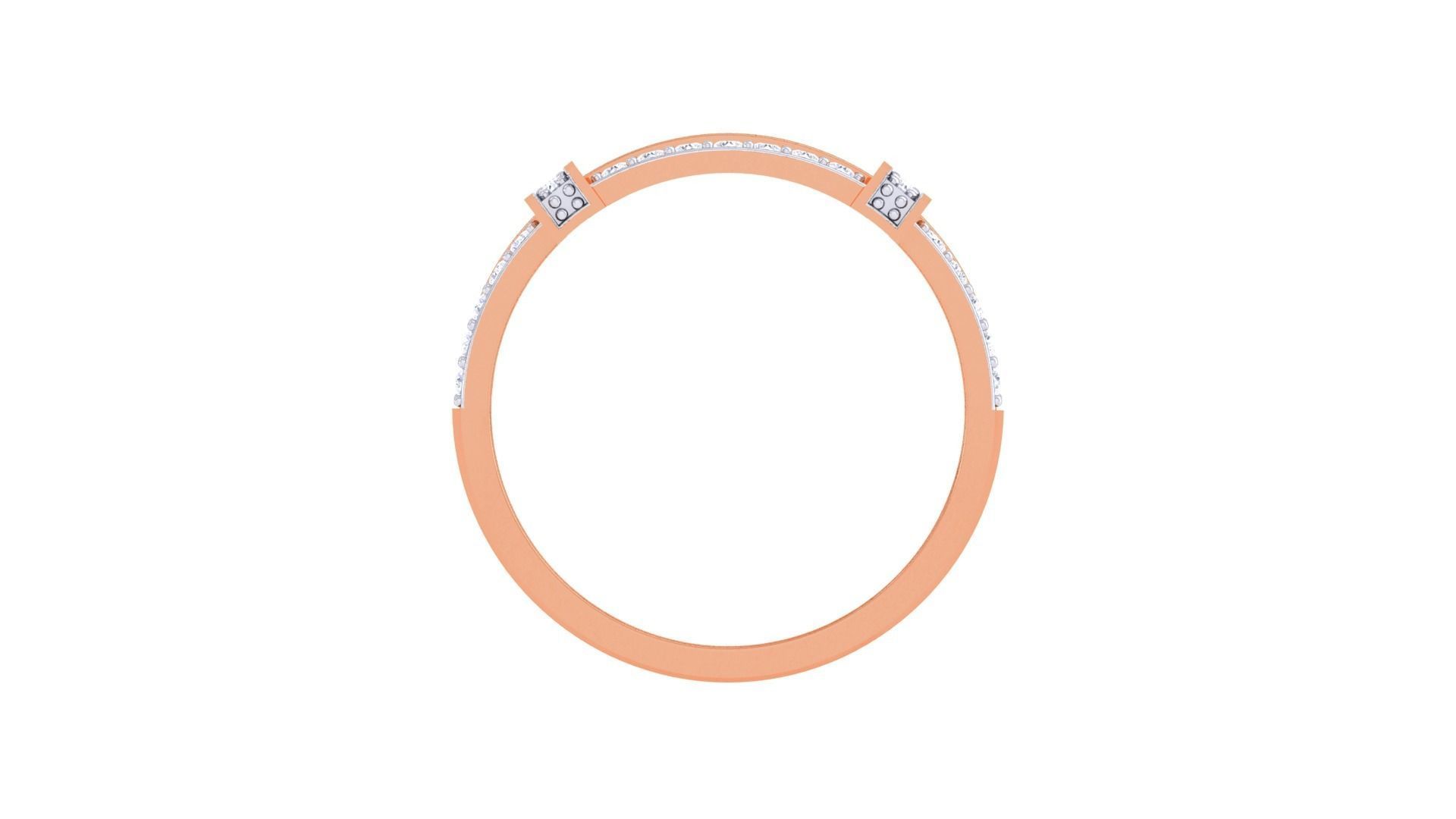 Mens Groom Gents Diamond Ring 3dm stl obj mtl 3mf glb 3D print model_10