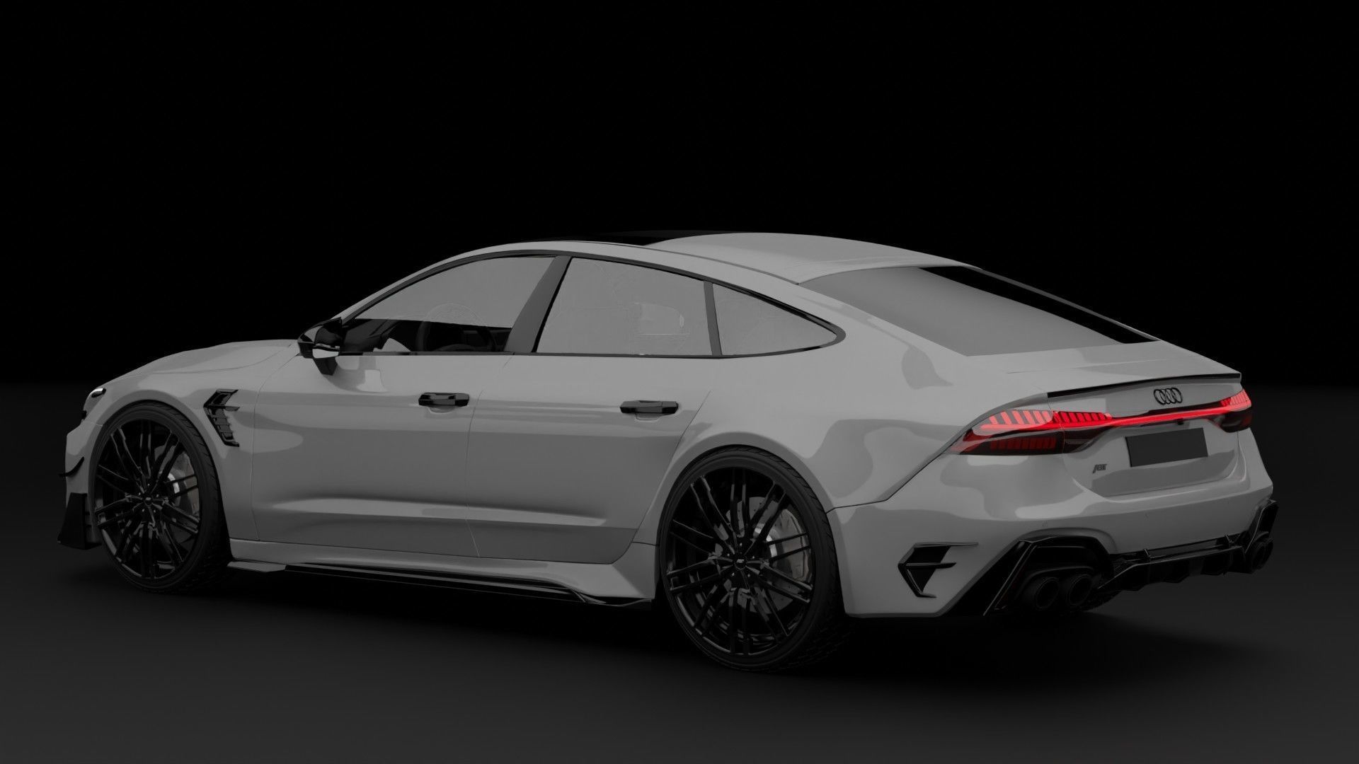 Audi RS 7-R ABT 3D model_2