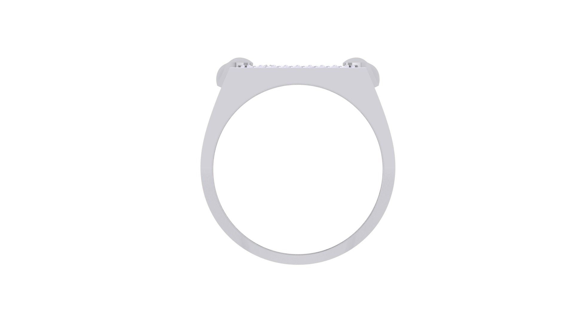 Kings Men Groom Gents Diamond Ring 3dm stl obj mtl 3mf glb 3D print model_8