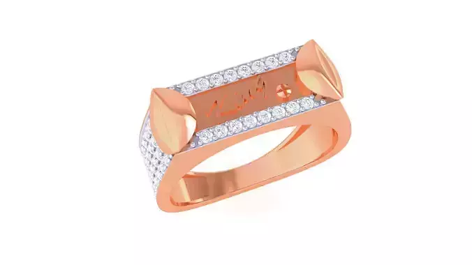 Kings Men Groom Gents Diamond Ring 3dm stl obj mtl 3mf glb 3D print model Kings Men Groom Gents Diamond Ring 3dm stl obj mtl 3mf glb 3D print model