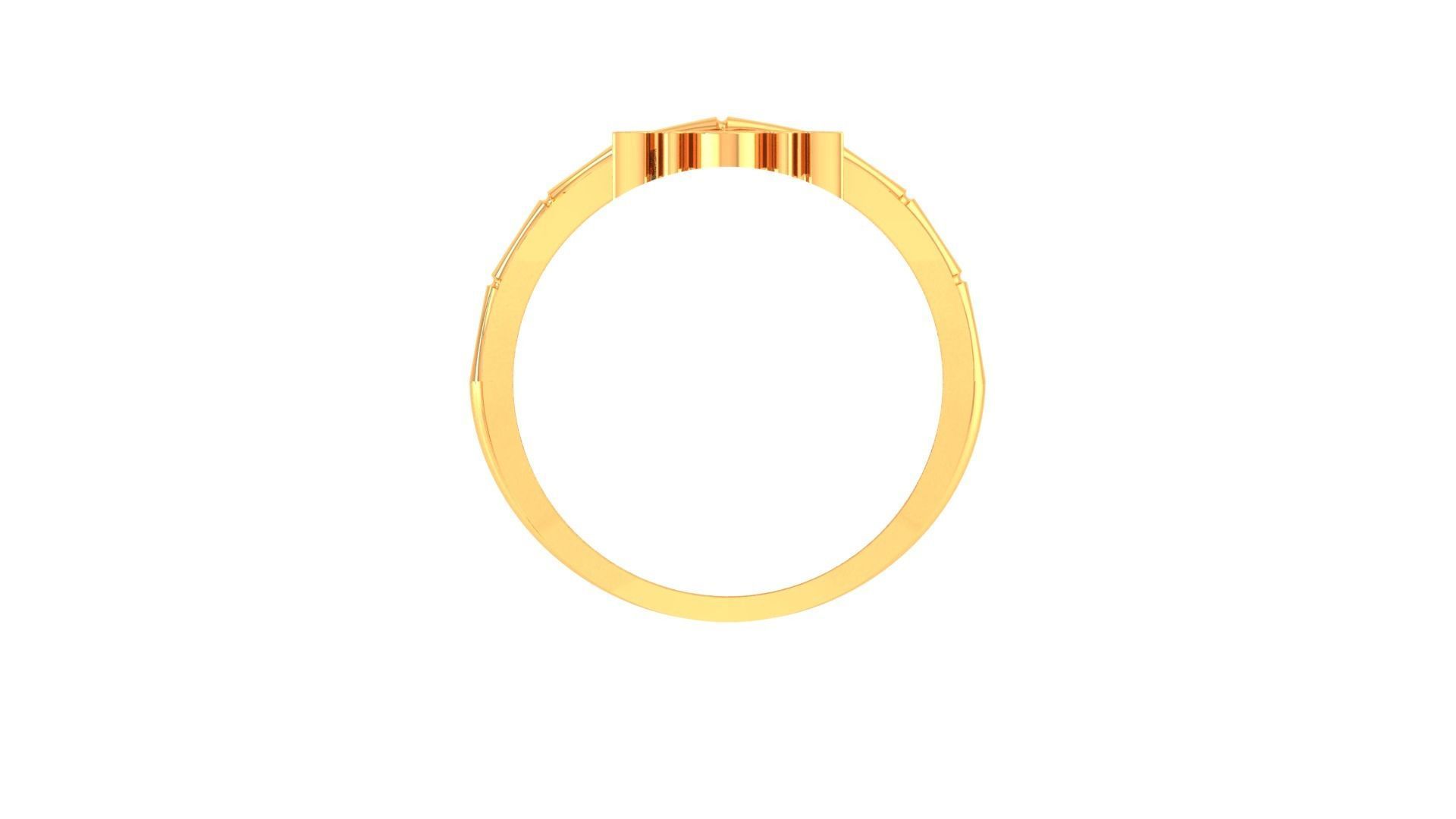 King Men Groom Gents Diamond Ring 3dm stl obj mtl 3mf glb 3D print model_9