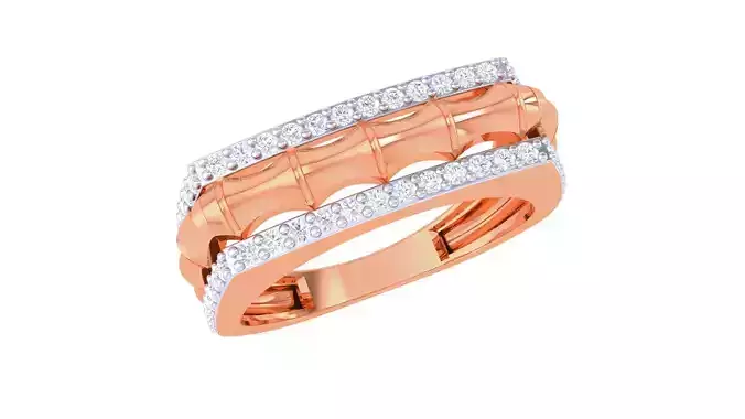 Men Groom Gents Diamond Ring 3dm stl obj mtl 3mf glb