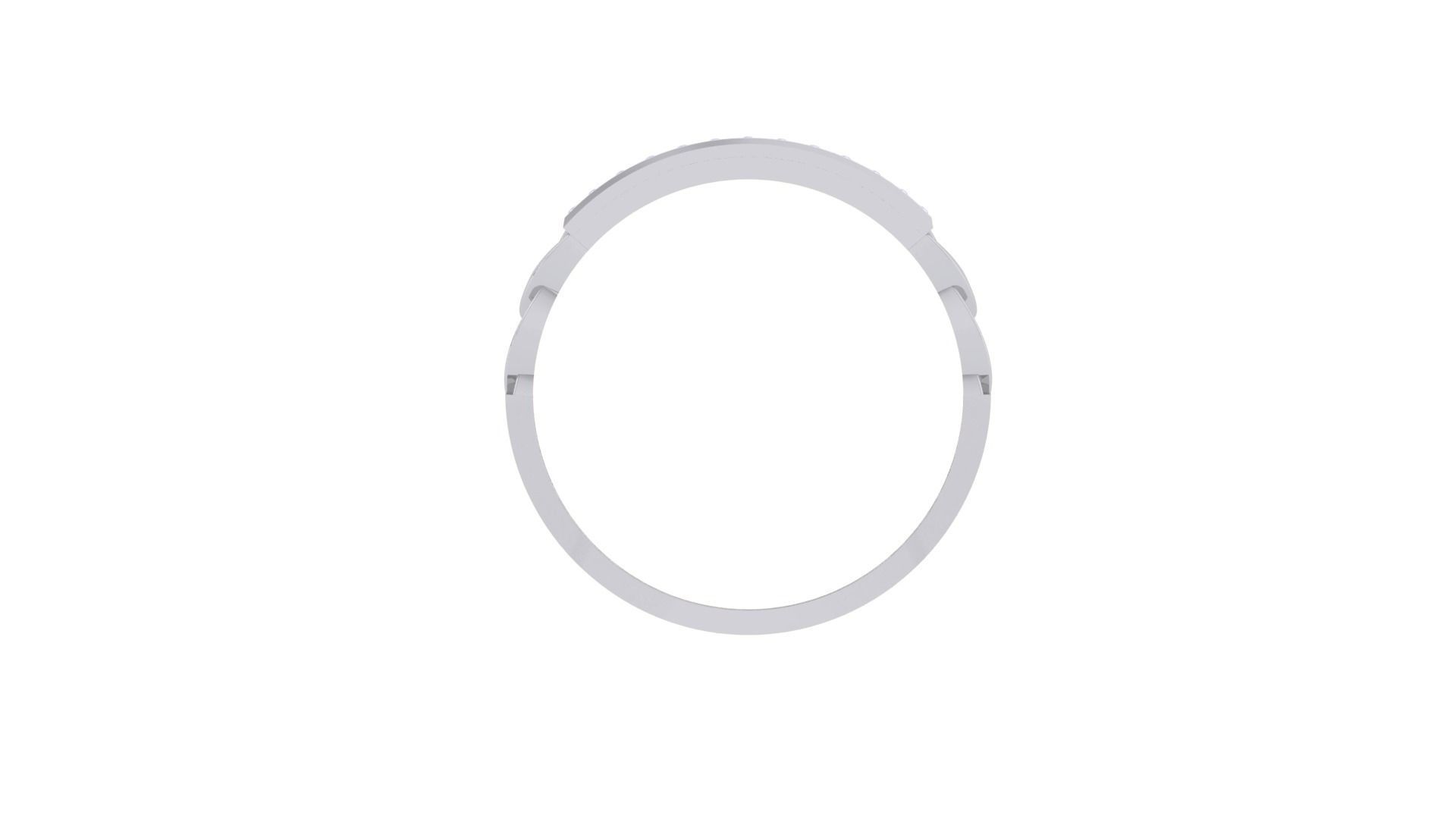 Men Groom Gents Diamond Ring 3dm stl obj mtl 3mf glb 3D print model_10