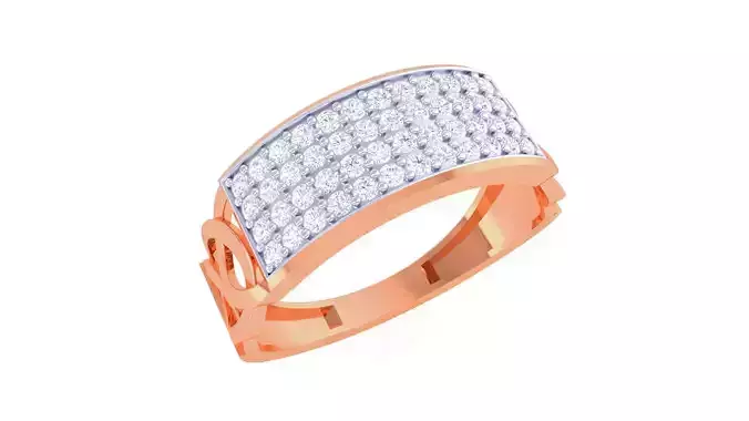 Men Groom Gents Diamond Ring 3dm stl obj mtl 3mf glb