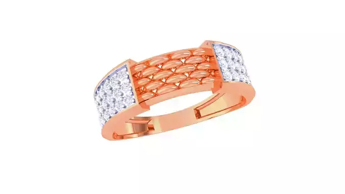 Men Groom Gents Diamond Ring 3dm stl obj mtl 3mf glb