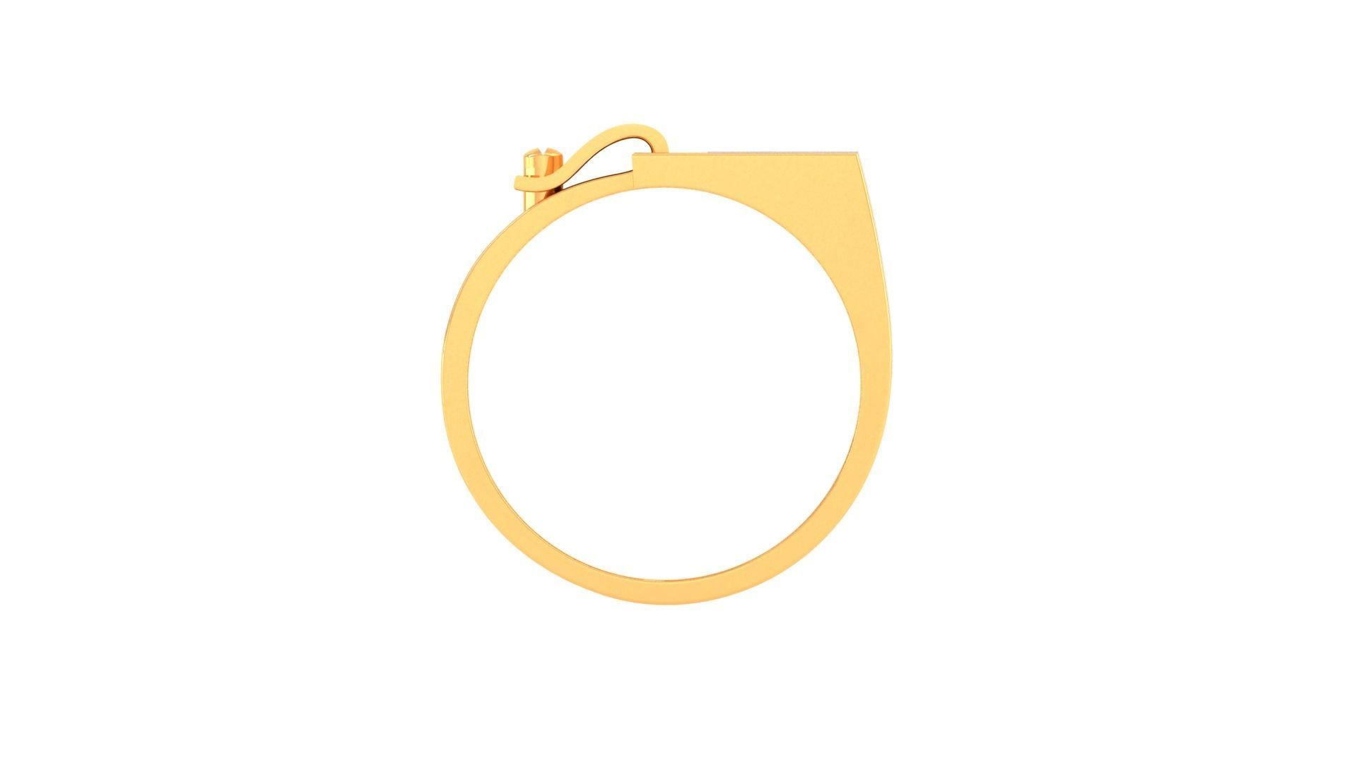 Screw Belt Lock Men Groom Gents Diamond Ring 3dm stl obj mtl 3mf 3D print model_10