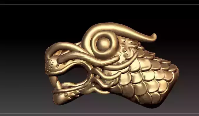DRAGON BANGLE 3D print model