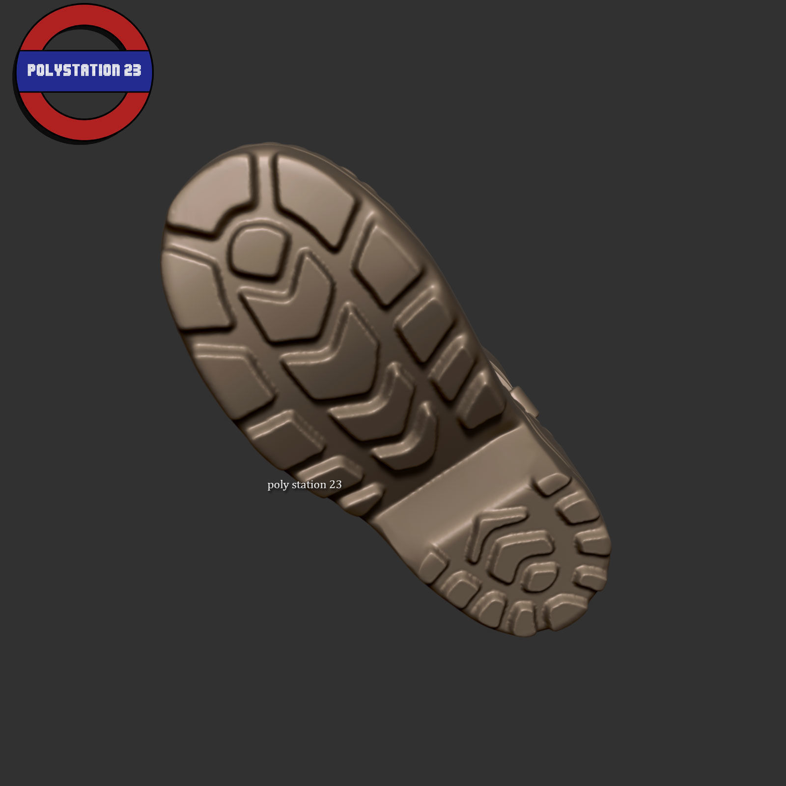 sci fi shoes v2 Highpoly zbrush 3D model_9
