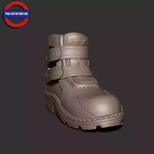 sci fi shoes v2 Highpoly zbrush