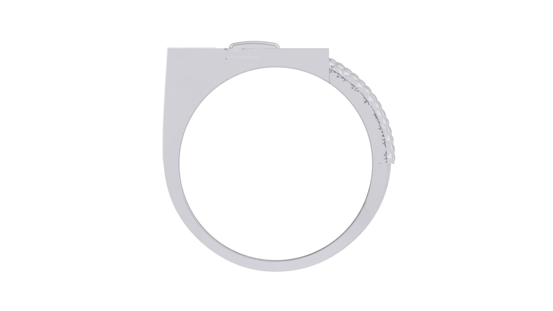 Belt Mens Groom Gents Diamond Ring 3dm stl obj mtl 3mf glb 3D print model_11