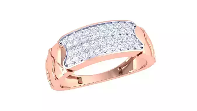 Men Groom Gents Diamond Ring 3dm stl obj mtl 3mf glb