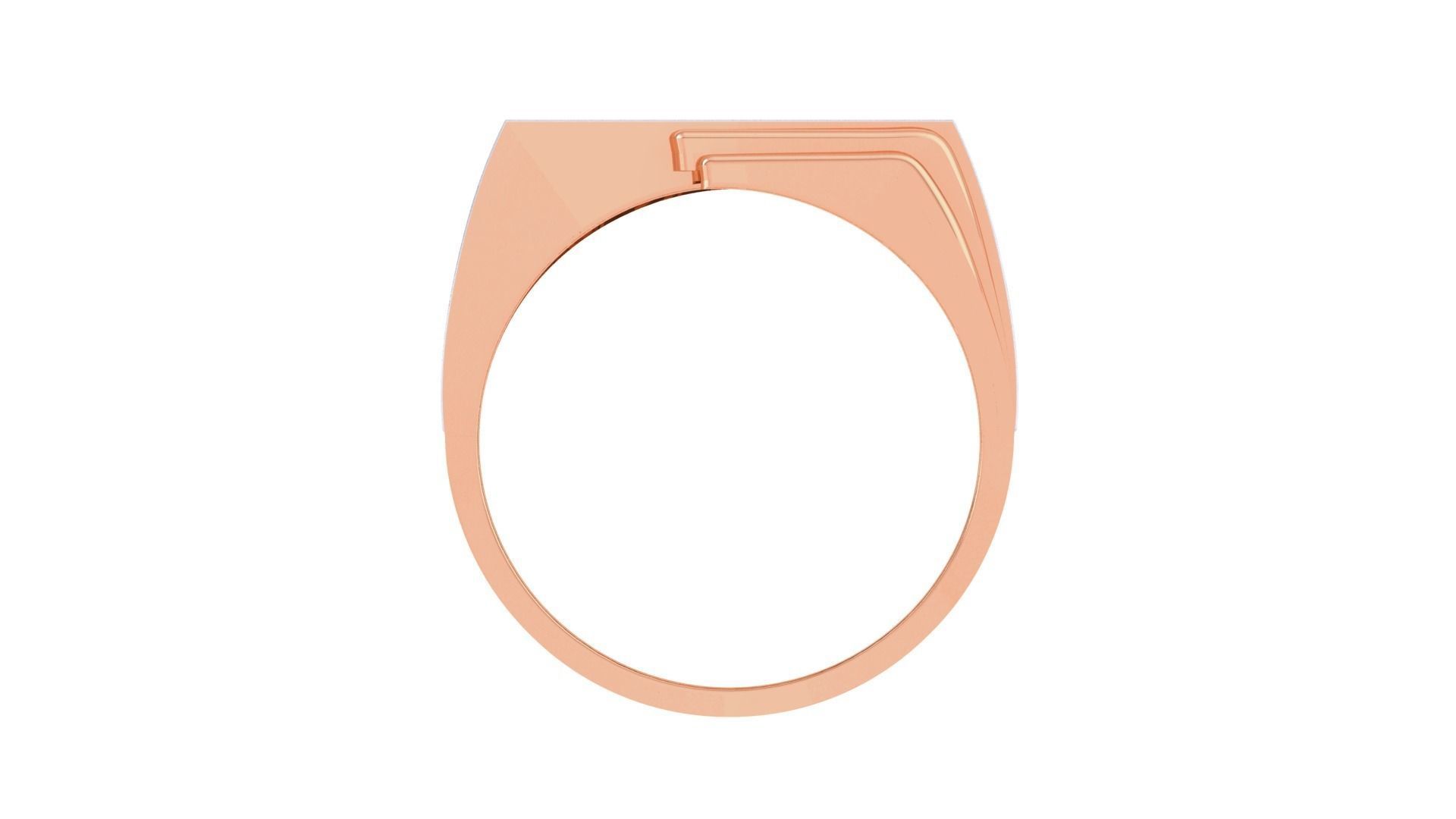 Men Groom Gents Diamond Ring 3dm stl obj mtl 3mf glb 3D print model_9