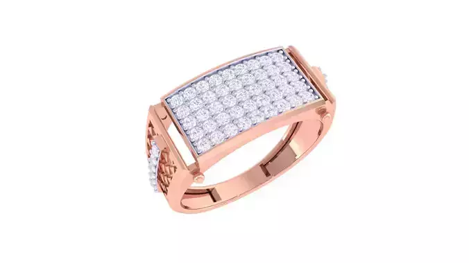 Men Groom Gents Diamond Ring 3dm stl obj mtl 3mf glb