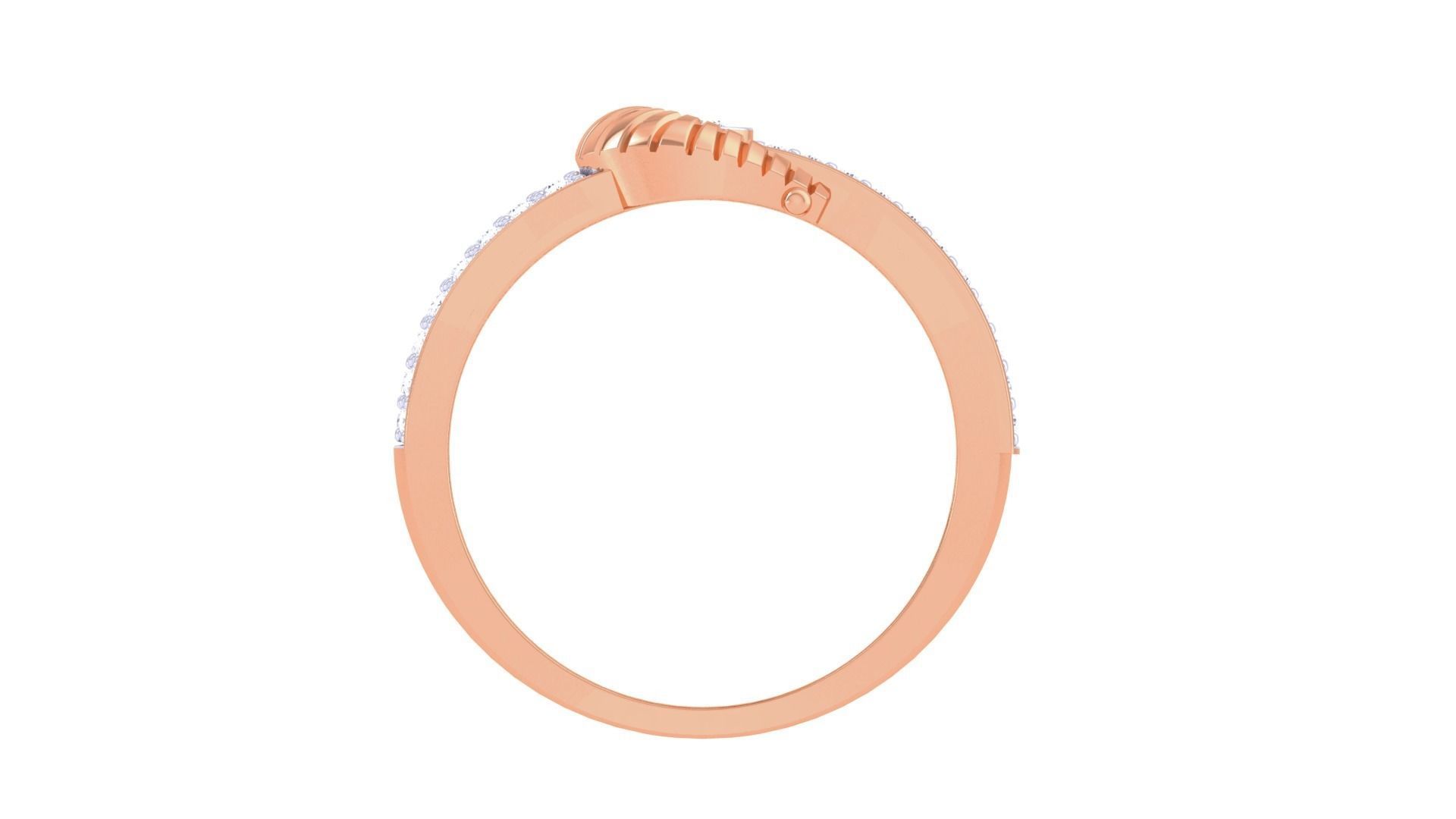 Solitaire Belt Men Groom Gents Diamond Ring 3dm stl obj mtl 3mf 3D print model_11