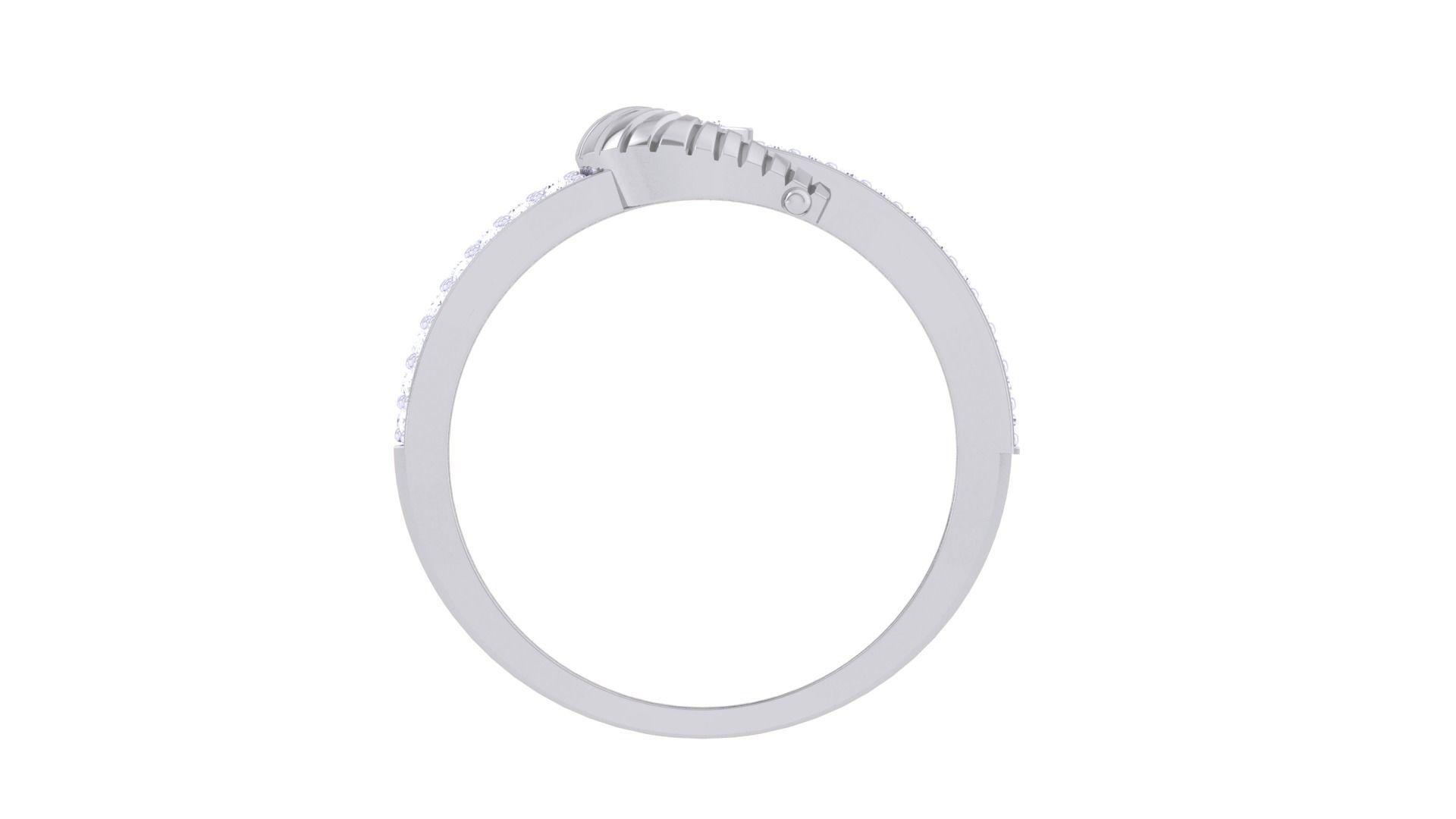 Solitaire Belt Men Groom Gents Diamond Ring 3dm stl obj mtl 3mf 3D print model_10