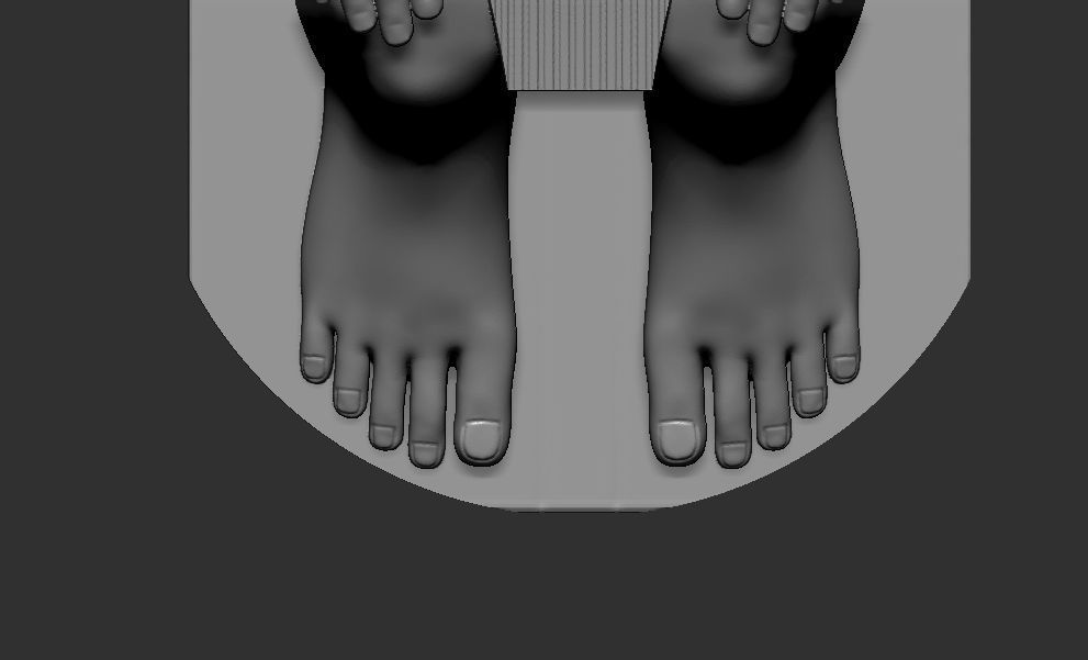 Statue of Egyptian pharaoh  Amenhotep 3d printable model  stl 3D print model_7