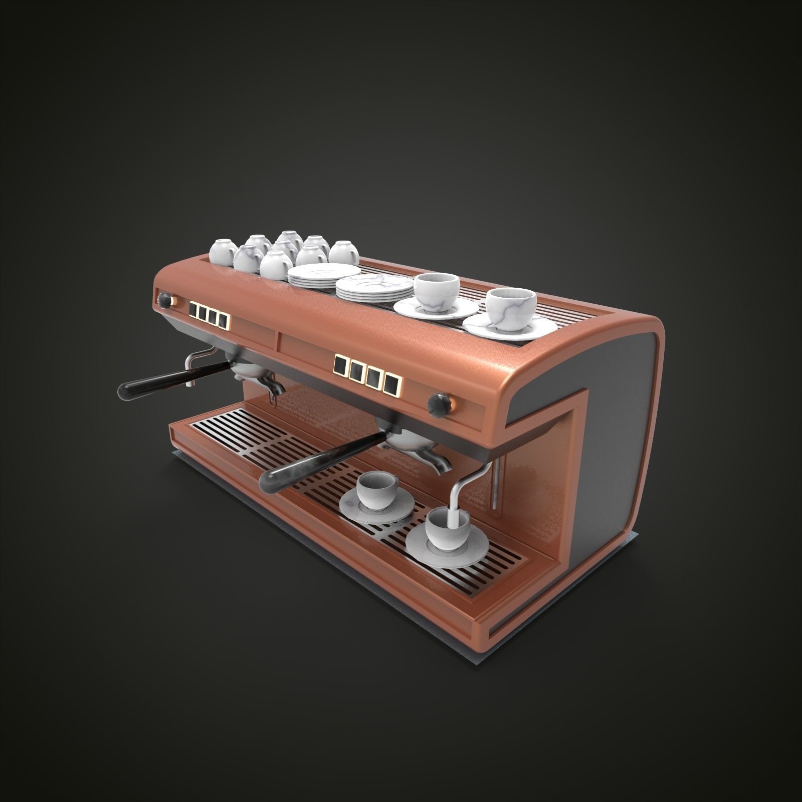 Coffee Machine 3D model_4
