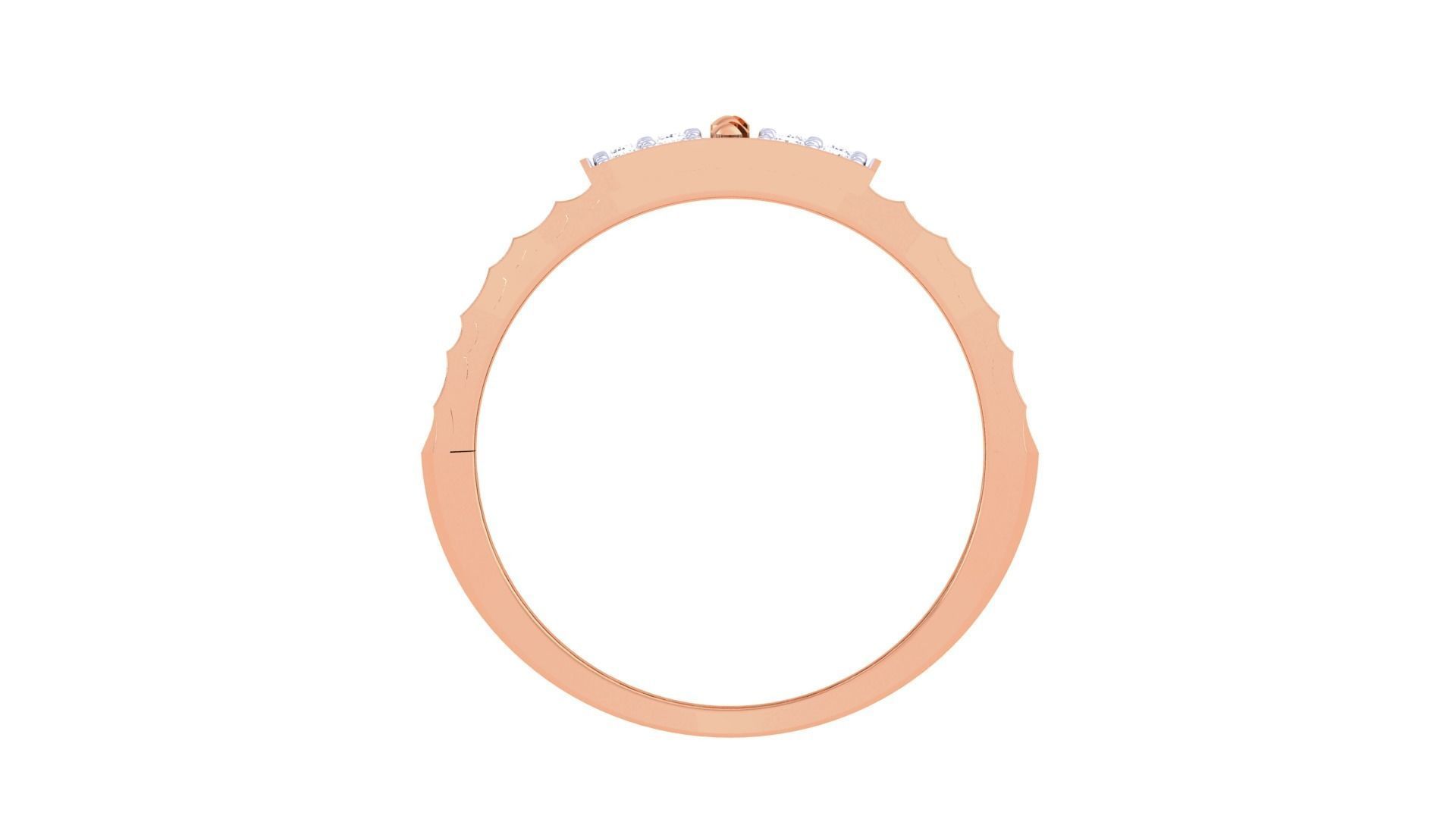 Screw Head Men Groom Gents Diamond Ring 3dm stl obj mtl 3mf glb 3D print model_10