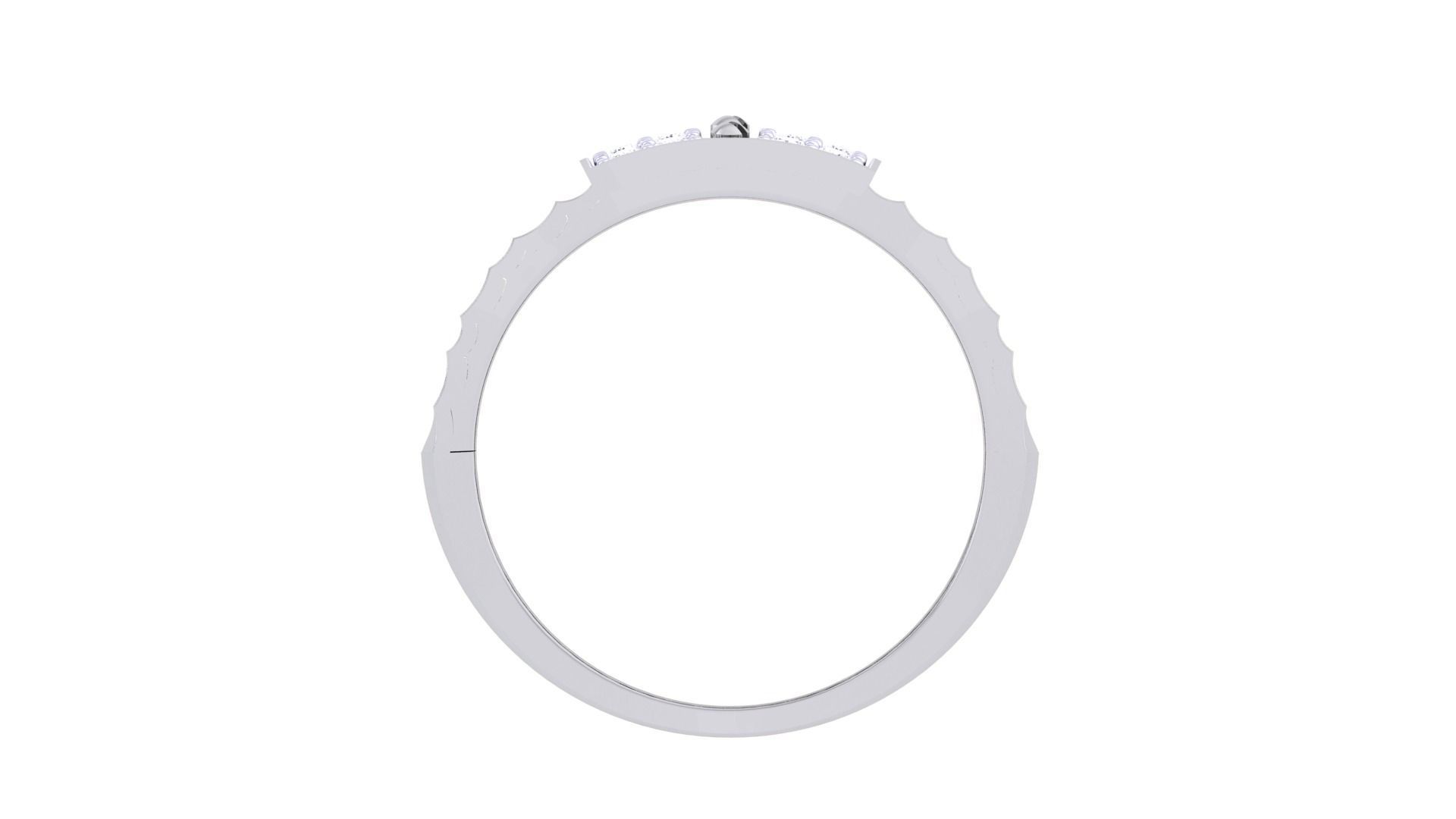 Screw Head Men Groom Gents Diamond Ring 3dm stl obj mtl 3mf glb 3D print model_11