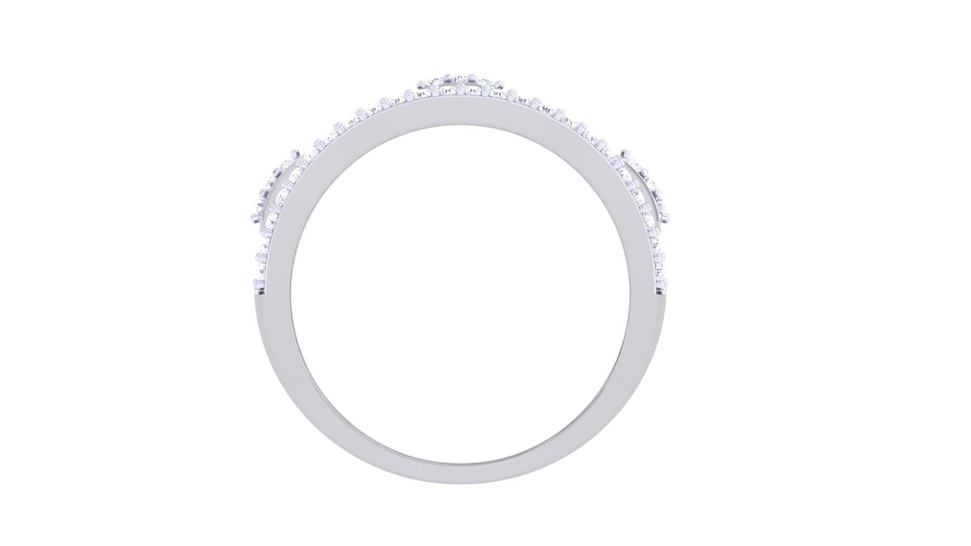 G Link Men Groom Gents Diamond Ring 3dm stl obj mtl 3mf glb 3D print model_10