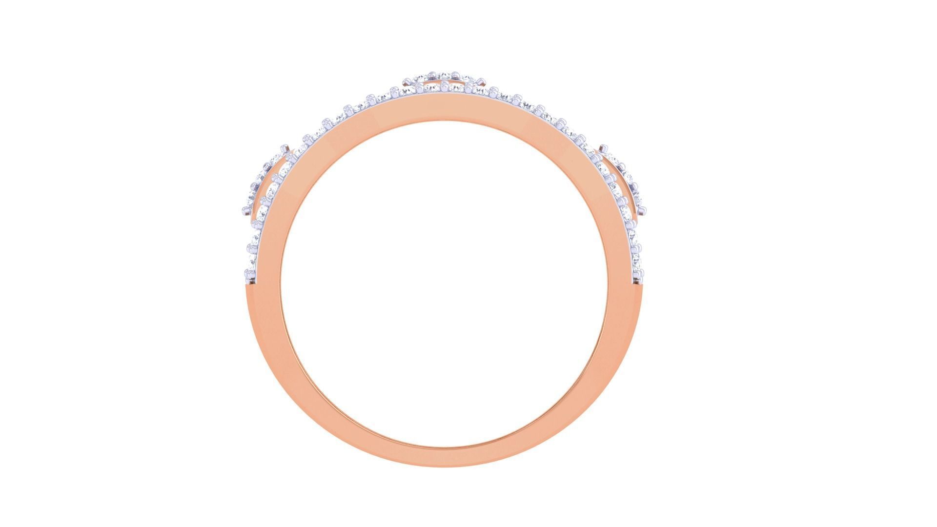 G Link Men Groom Gents Diamond Ring 3dm stl obj mtl 3mf glb 3D print model_11