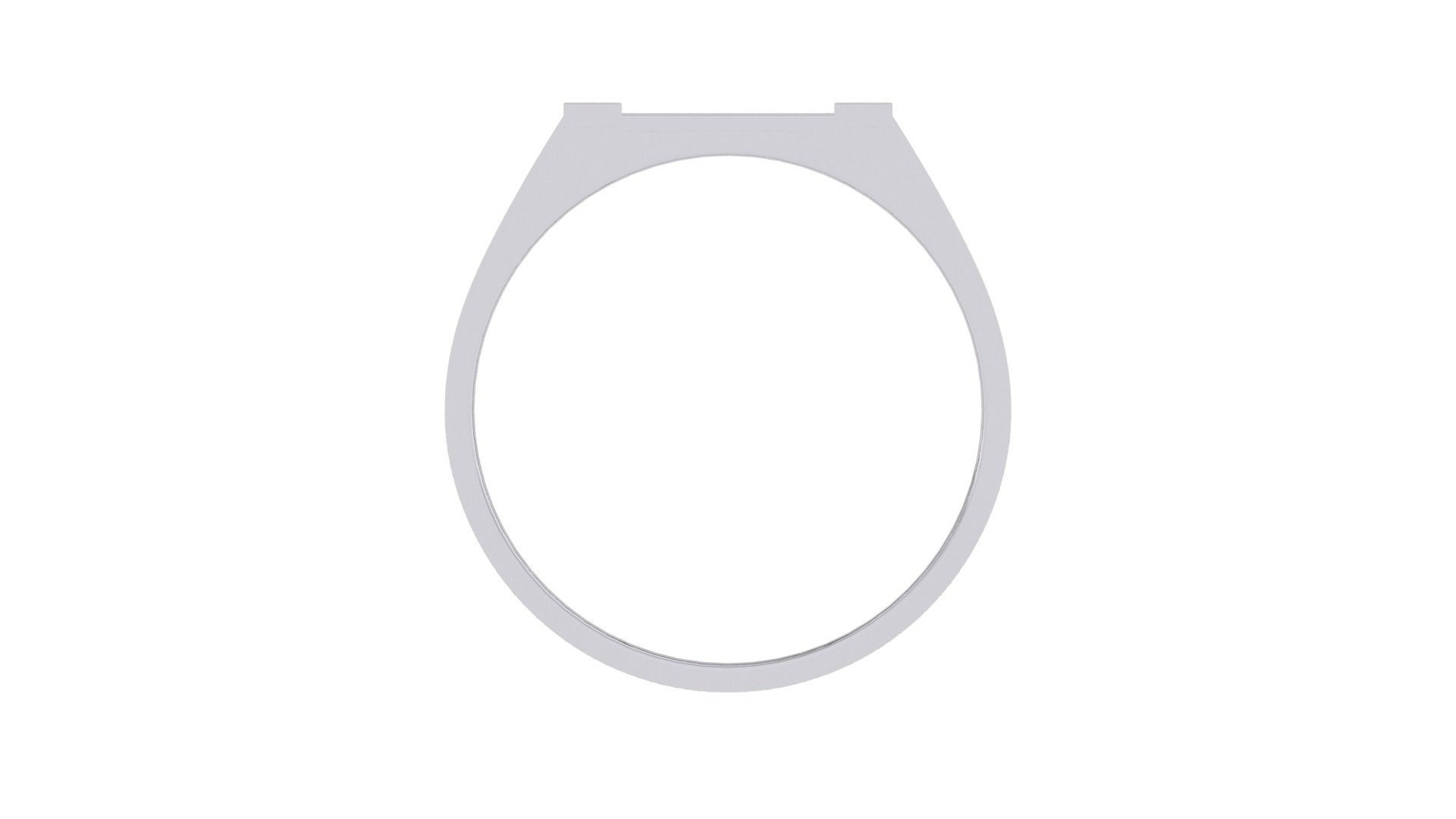 Men Groom Gents Diamond Ring 3dm stl obj mtl 3mf glb 3D print model_9