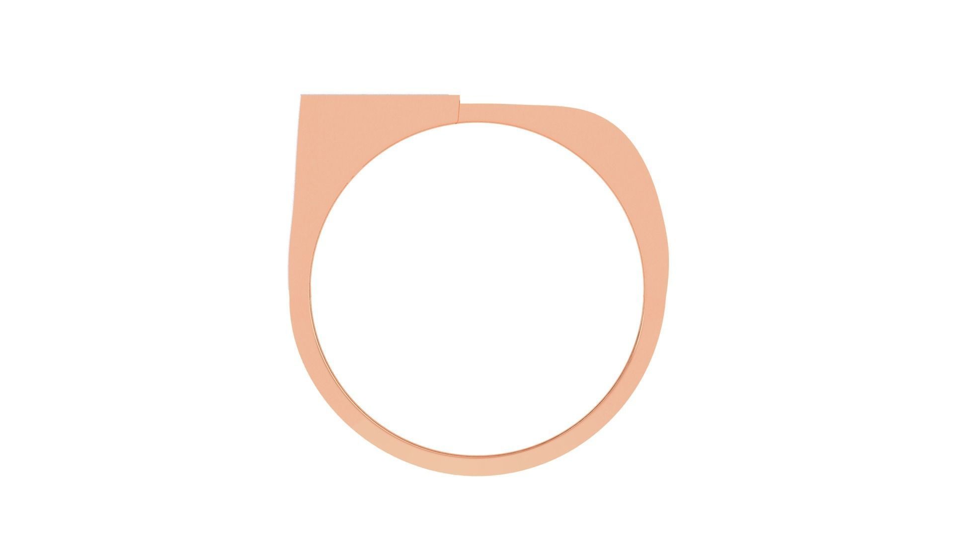 Waves on Diamond Beach Men Groom Gents Ring 3dm stl obj 3D print model_11