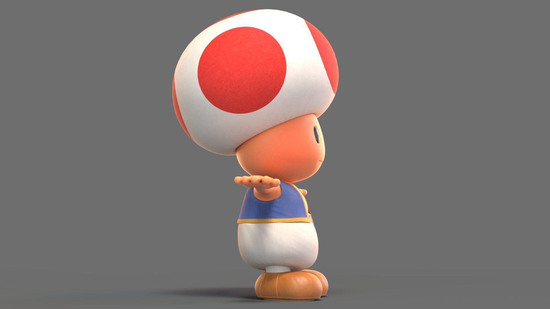 Toad Rig From The Super Mario Bros Movie 3D model_10