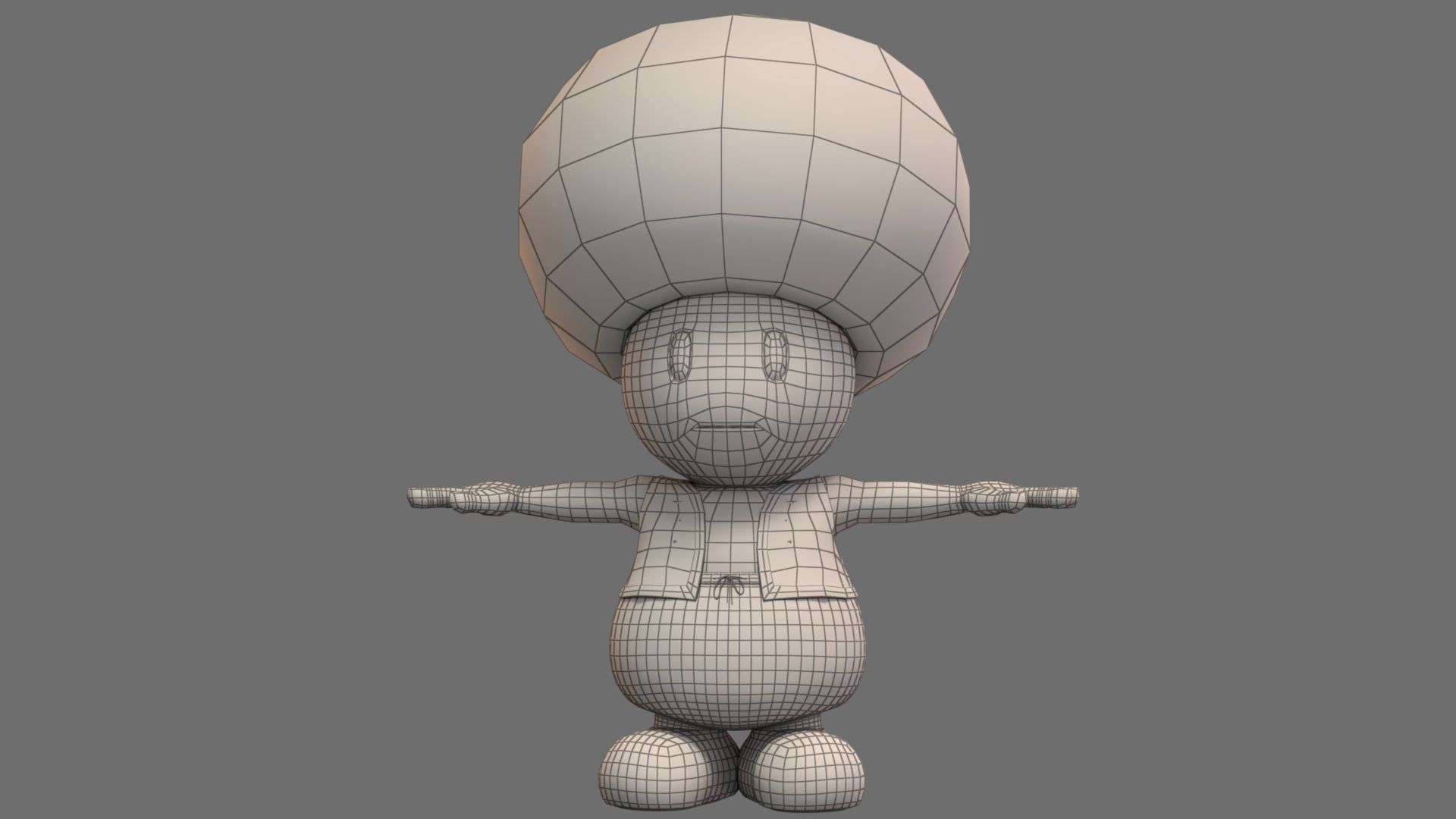 Toad Rig From The Super Mario Bros Movie 3D model_17