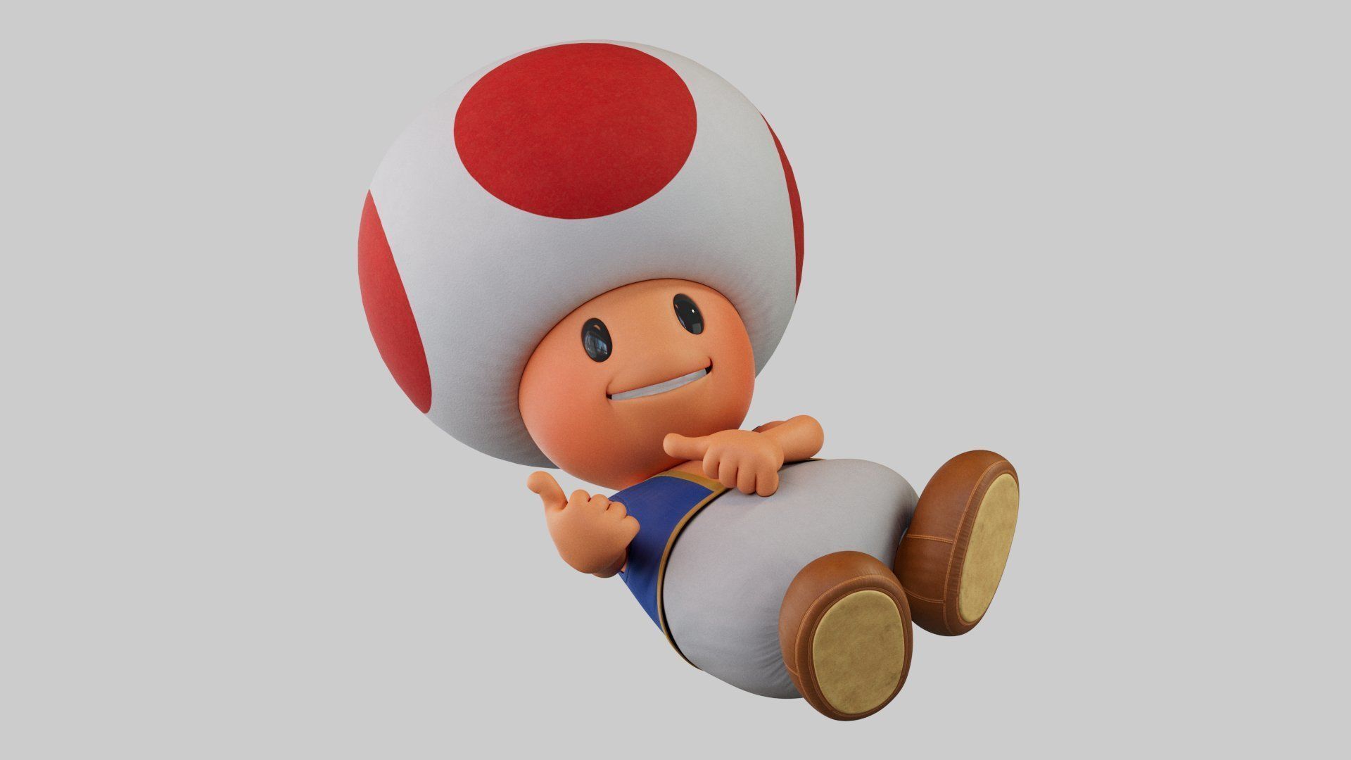 Toad Rig From The Super Mario Bros Movie 3D model_2