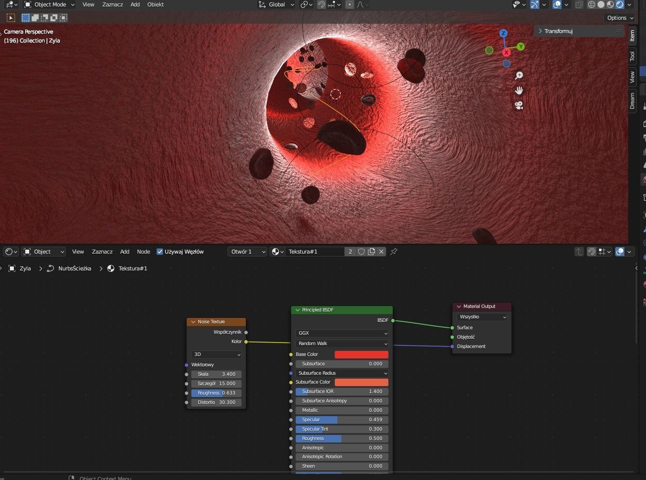 Realistic High-Resolution Blood Flow Animation  3D model_6