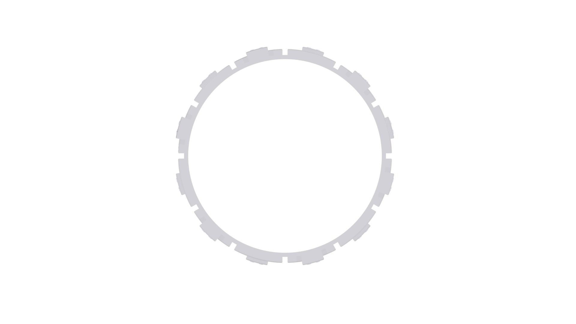 Men Groom Gents Diamond Ring 3dm stl obj mtl 3mf glb 3D print model_10