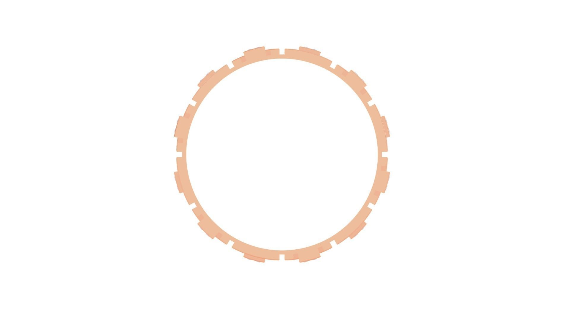 Men Groom Gents Diamond Ring 3dm stl obj mtl 3mf glb 3D print model_9