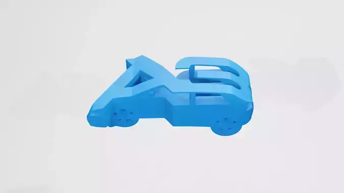 Audi A3 8L  - Keychain 3D print model