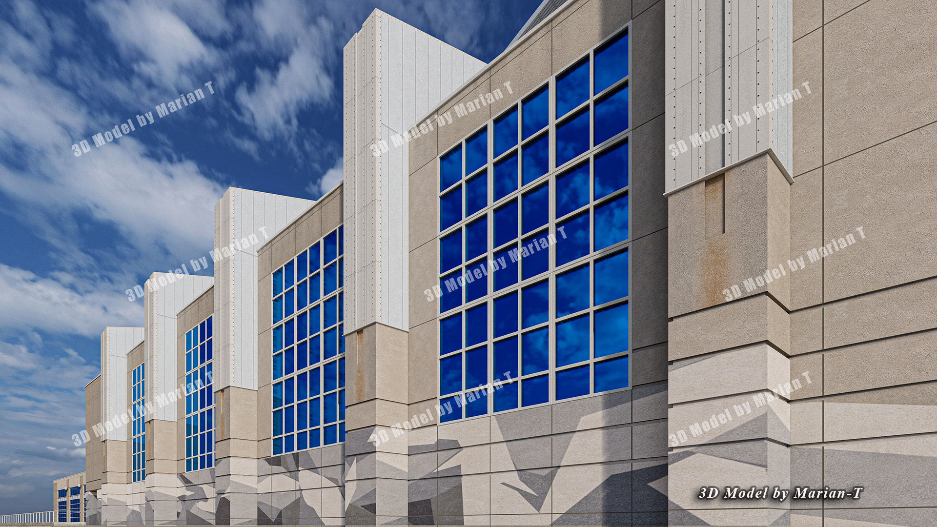 Bridgestone Arena - Nashville USA Low-poly 3D model_43